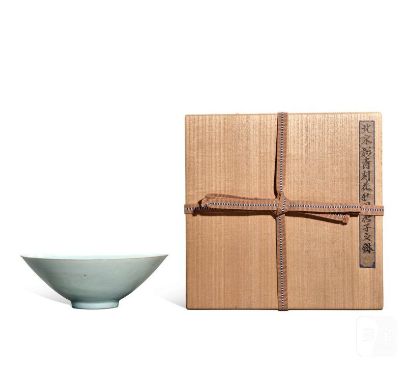 A qingbai-glazed carved 'peony' bowl, Southern Song dynasty | 南宋 青白牡丹紋盌